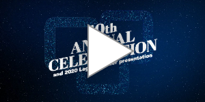 Animated firwork graphic for The Chamber's Annual Celebration.